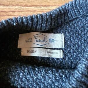 Purnell Santa Barbara Work Wear Wool Blend Sweater. Sz Medium